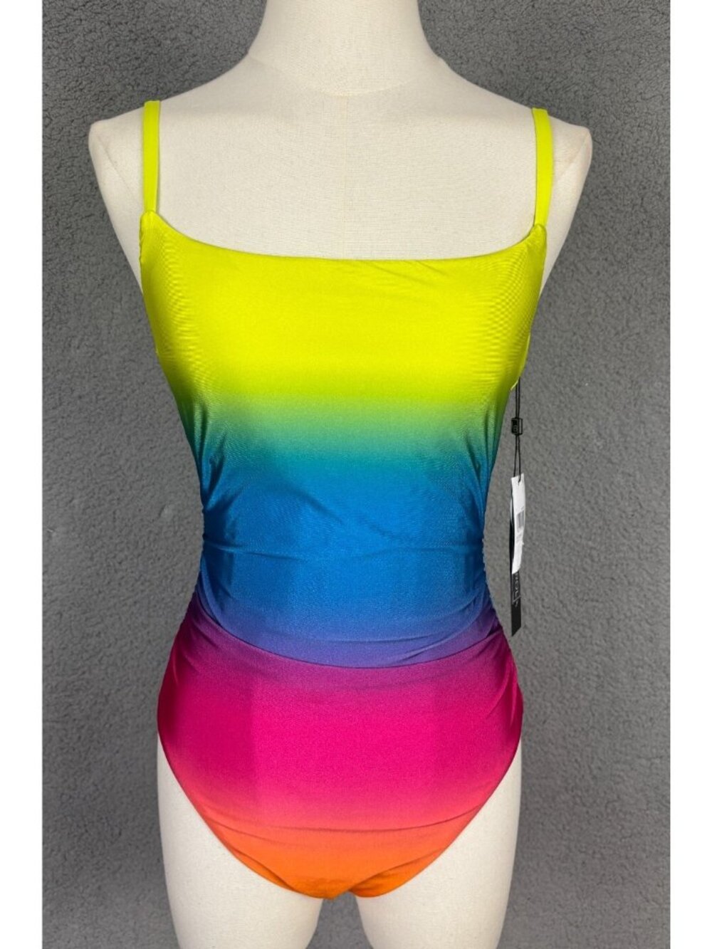 La Blanca Women's Setting Sun Tank One-Piece Swimsuit Multicolor Size 8 NWT's.